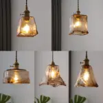 Levy retro led pendelleuchte gold metall glas wohnzimmer schlafzimmer esszimmer xlumina10