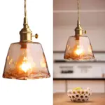 Levy retro led pendelleuchte gold metall glas wohnzimmer schlafzimmer esszimmer xlumina6