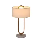 Lichtanna nachtkastlamp ovalem standfu weiss modern skandinavisch led e27 xlumina