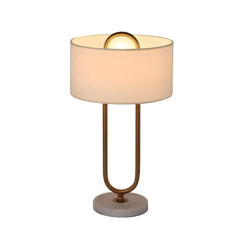 Lichtanna nachtkastlamp ovalem standfu weiss modern skandinavisch led e27 xlumina
