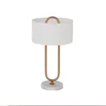 Lichtanna nachtkastlamp ovalem standfu weiss modern skandinavisch led e27 xlumina