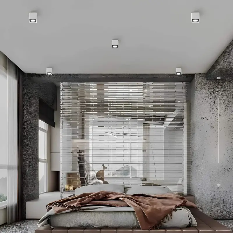 Lichtkonig verstellbare quadratische dimmbare led deckenleuchte schwarz weiss 48w xlumina12