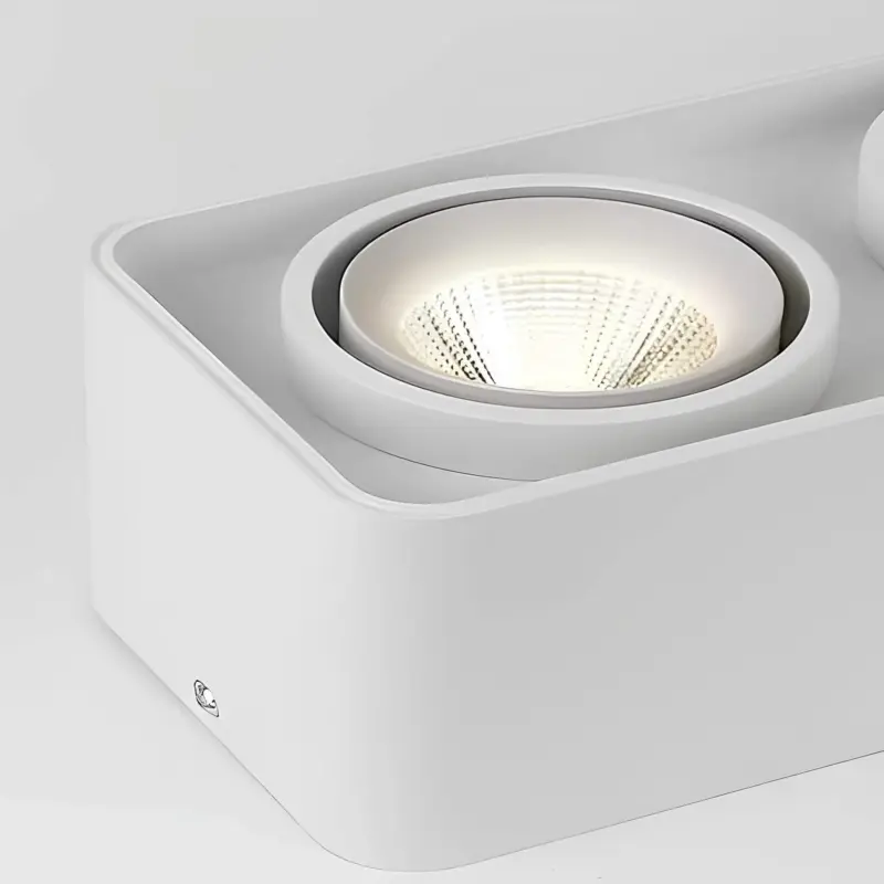 Lichtkonig verstellbare quadratische dimmbare led deckenleuchte schwarz weiss 48w xlumina13