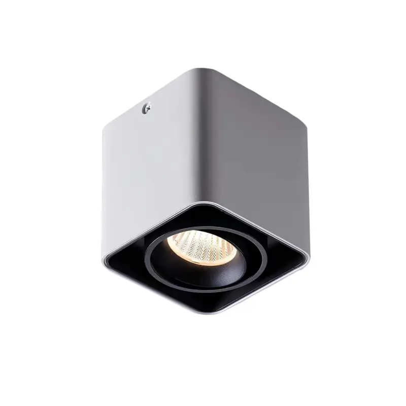 Lichtkonig verstellbare quadratische dimmbare led deckenleuchte schwarz weiss 48w xlumina3