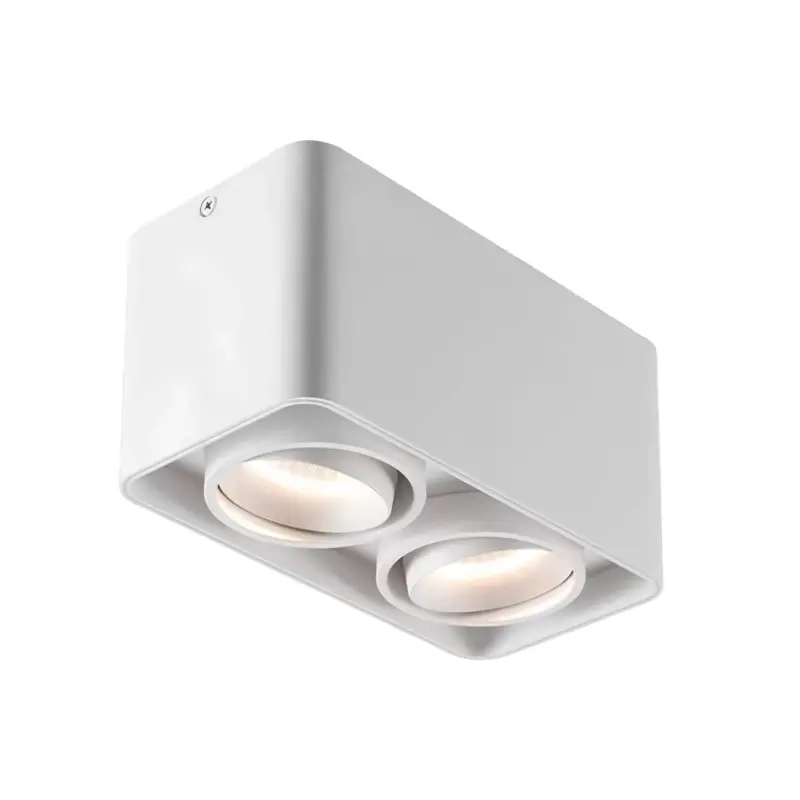 Lichtkonig verstellbare quadratische dimmbare led deckenleuchte schwarz weiss 48w xlumina6