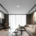 Lichtkonig verstellbare quadratische dimmbare led deckenleuchte schwarz weiss 48w xlumina8