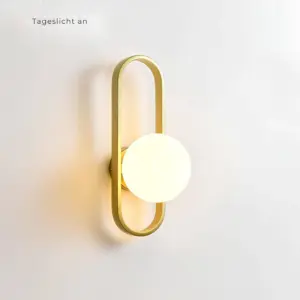 Homeko - Modern Wall Lamp with Glass Ball