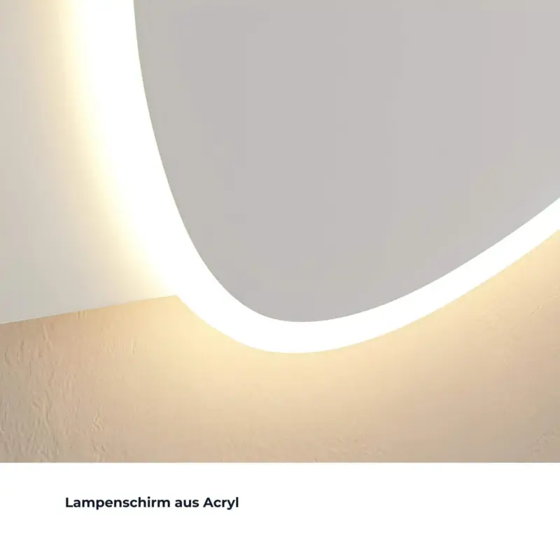 Lichtlux led wandlampe modernes design energiesparende beleuchtung aluminium wandleuchte wohnzimmer flur xluminia11