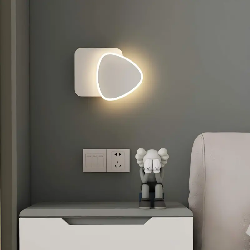 Lichtlux led wandlampe modernes design energiesparende beleuchtung aluminium wandleuchte wohnzimmer flur xluminia3