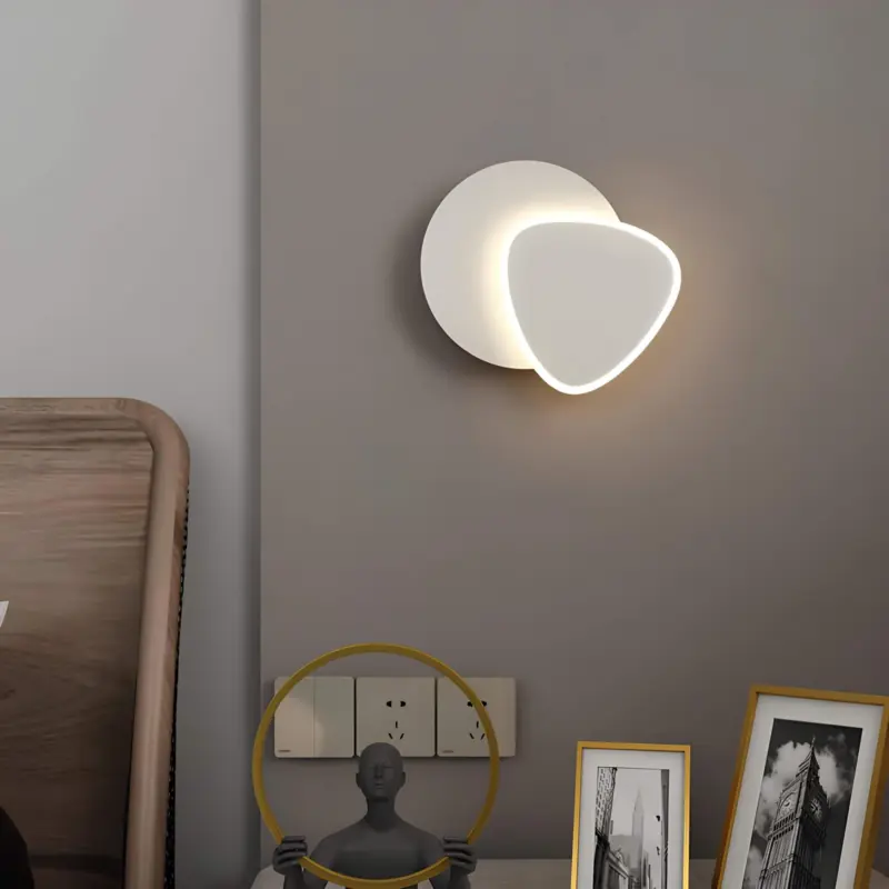 Lichtlux led wandlampe modernes design energiesparende beleuchtung aluminium wandleuchte wohnzimmer flur xluminia5