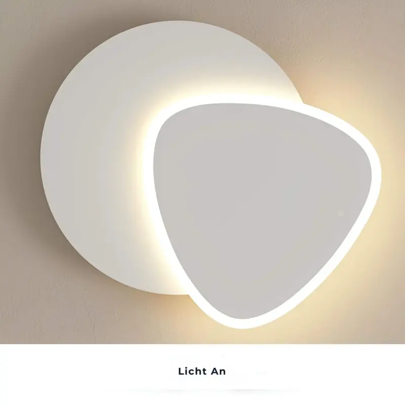 Lichtlux led wandlampe modernes design energiesparende beleuchtung aluminium wandleuchte wohnzimmer flur xluminia6