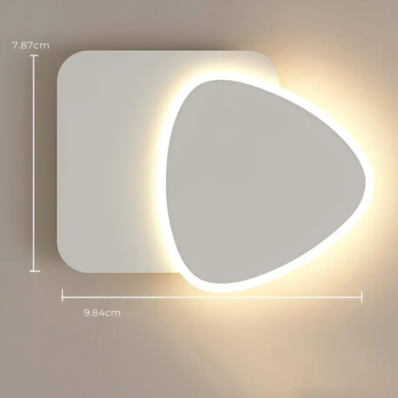 Lichtlux led wandlampe modernes design energiesparende beleuchtung aluminium wandleuchte wohnzimmer flur xluminia9