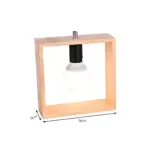 Lichtpunkt stilvolle holz tischlampe e27 led modern naturholz dunkelholz xlumina5