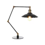 Lichtstil vintage verstellbare metall tischlampe industrial retro schwarz kupfer messing xlumina11