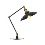 Lichtstil vintage verstellbare metall tischlampe industrial retro schwarz kupfer messing xlumina5