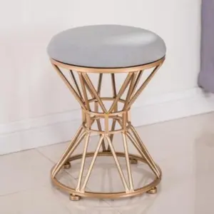 Waka - Wrought Iron Dressing Stool