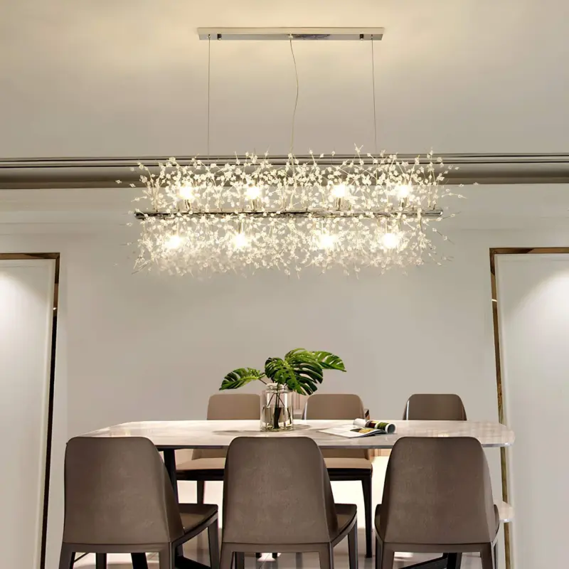 Lili design led haengeleuchte weiss golden metall pendelleuchte wohnzimmer esszimmer xlumina