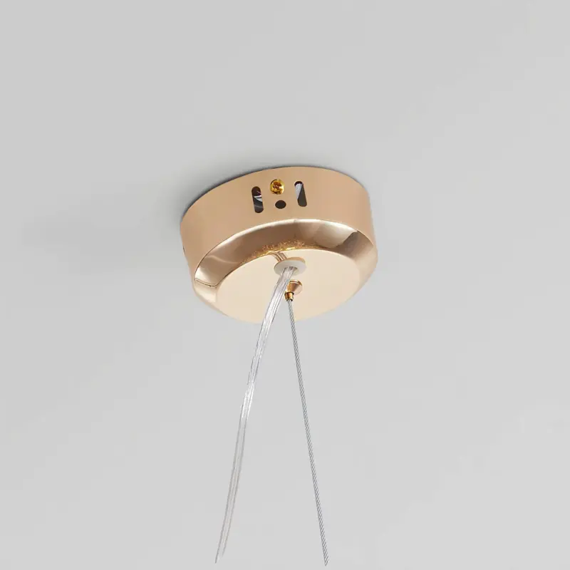 Lili design led haengeleuchte weiss golden metall pendelleuchte wohnzimmer esszimmer xlumina