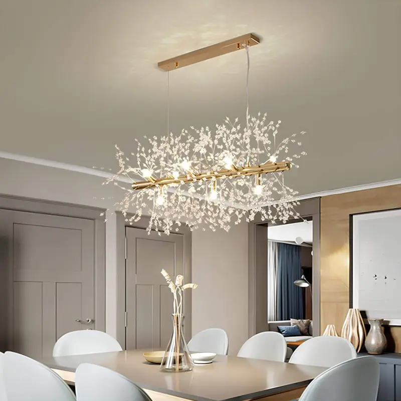 Lili design led haengeleuchte weiss golden metall pendelleuchte wohnzimmer esszimmer xlumina