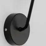 Lumiart moderne wandleuchte mit glaskugel lampe schwarz xlumina