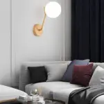 Lumiart moderne wandleuchte mit glaskugel lampe schwarz xlumina