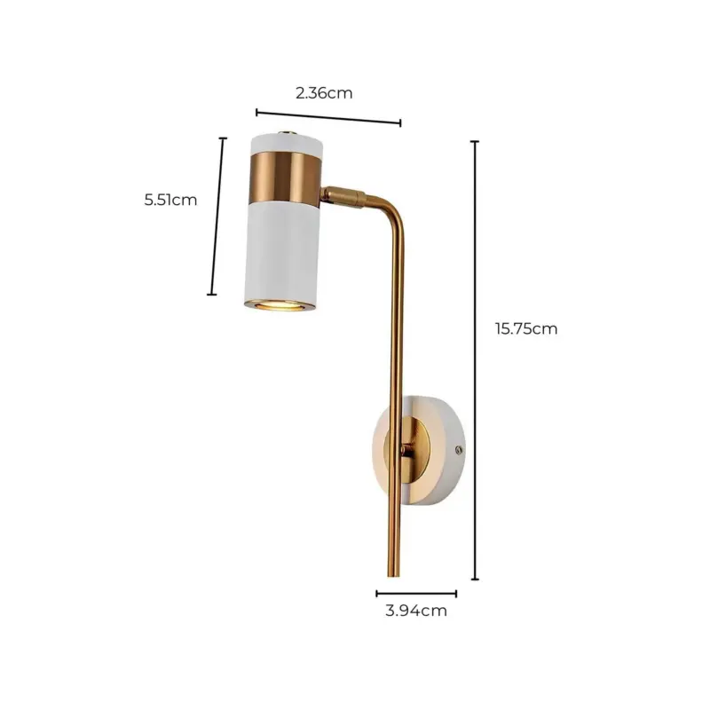 Lumibeam moderne drehbare led wandlampe schwarz weis 220v 350grad schwenkbar iron wandlicht xlumina9