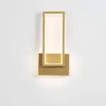 Lumidazzle minimalistische led wandleuchte gold 46cm modern xlumina