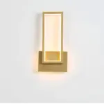 Lumidazzle minimalistische led wandleuchte gold 46cm modern xlumina