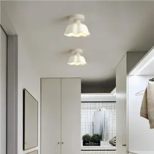 Homeko Ceramic-Glass Chandelier Ceiling Lamps
