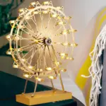 Lumiferris goldene eisen tischlampe led touch steuerung xlumina3