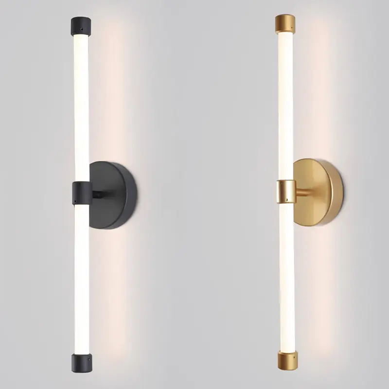 Lumiglo moderne minimalistische led wandlampe acryl schwarz weiss xlumina