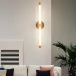 Lumiglo moderne minimalistische led wandlampe acryl schwarz weiss xlumina