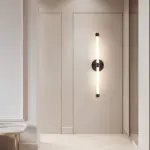 Lumiglo moderne minimalistische led wandlampe acryl schwarz weiss xlumina