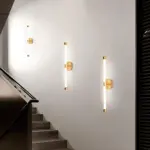 Lumiglo moderne minimalistische led wandlampe acryl schwarz weiss xlumina