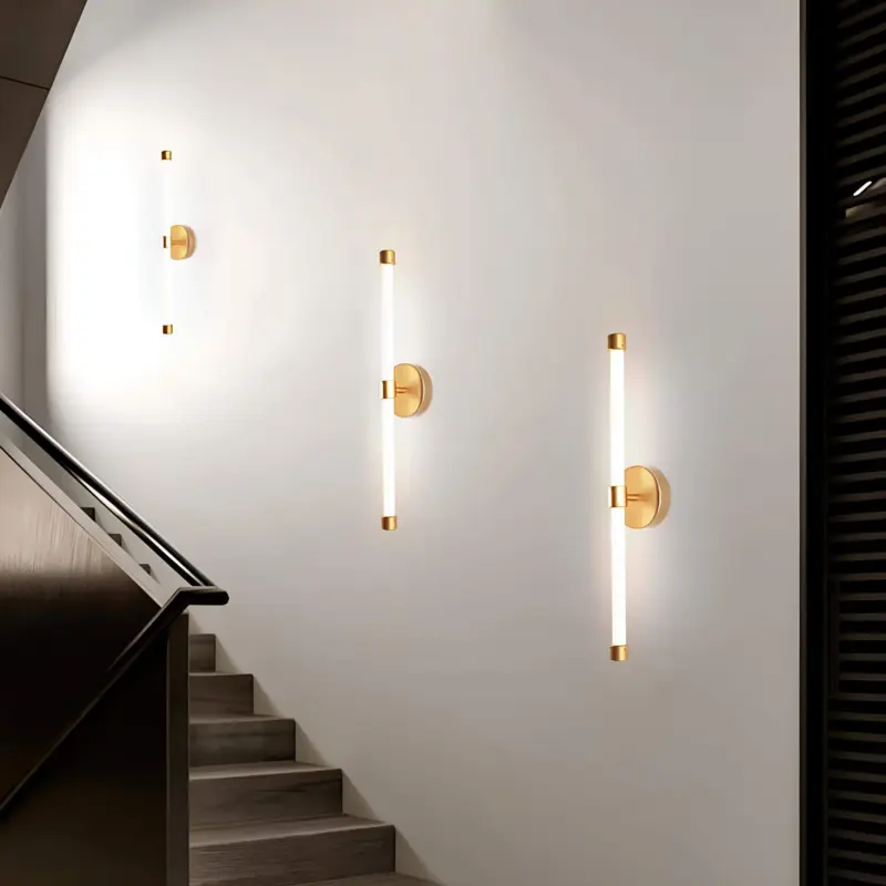 Lumiglo moderne minimalistische led wandlampe acryl schwarz weiss xlumina