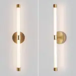 Lumiglo moderne minimalistische led wandlampe acryl schwarz weiss xlumina