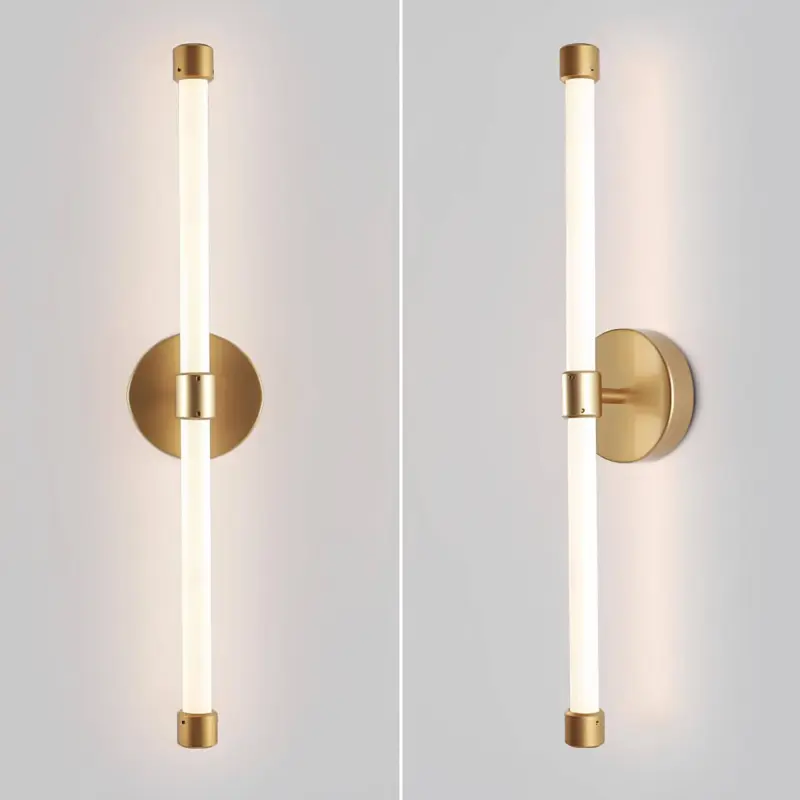 Lumiglo moderne minimalistische led wandlampe acryl schwarz weiss xlumina