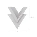 Lumiled v form led wandlampe minimalistisch modern energiesparend schwarz weiss xlumina12