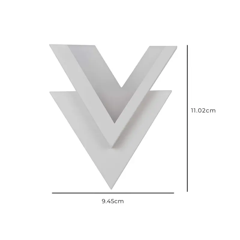 Lumiled v form led wandlampe minimalistisch modern energiesparend schwarz weiss xlumina12