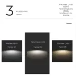 Lumiled v form led wandlampe minimalistisch modern energiesparend schwarz weiss xlumina13