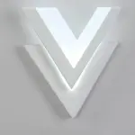 Lumiled v form led wandlampe minimalistisch modern energiesparend schwarz weiss xlumina2