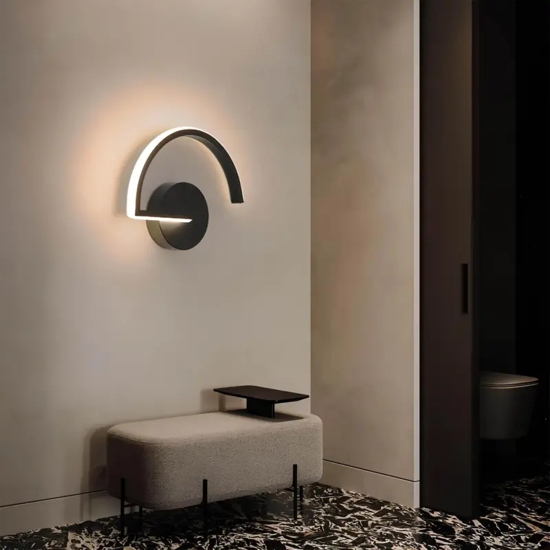 Lumiline moderne aluminium led wandlampe zeitloses minimalistisches design beleuchtung xlumina10
