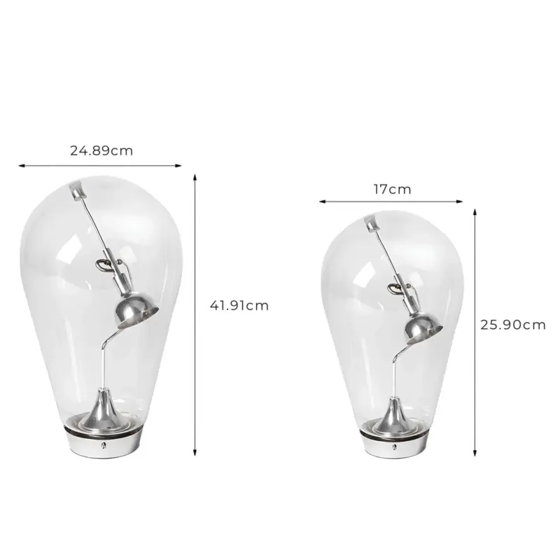 Lumimagnet industrielle magnetische tischlampe touch dimming led schwarz weiss gold xlumina7