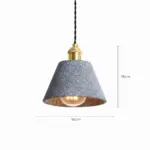Lumina zement haengelampe industrial deckenleuchte hellgrau dunkelgrau e27 wohnzimmer xlumina5