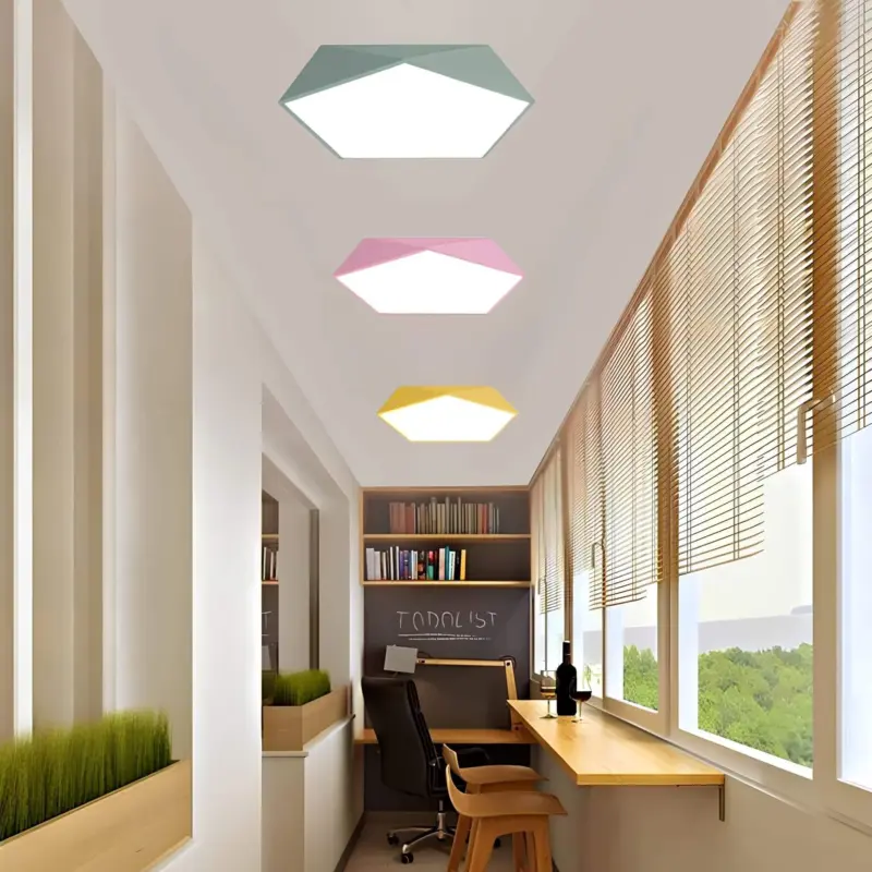 Luminapolygon led deckenlampe geometrisches design energiesparend modern xlumina5