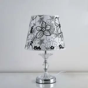 Homeko â Stylish table lamp with floral pattern