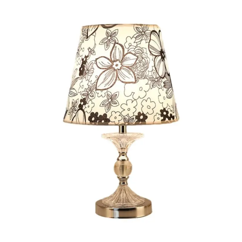 Luminarts stilvolle tischlampe blumenmotiv schwarz led xlumina