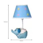 Luminelephant tischlampe mit blumenmuster und elefantenbasis mehrfarbig handgefertigt wohnzimmer beleuchtung xlumina4