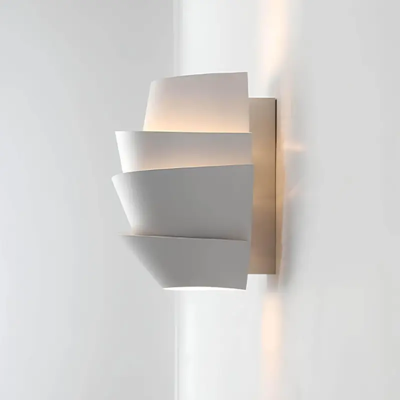 Luminique skandinavische wandlampe doppelte lichtpunkte eisen modern minimalistisch xlumina