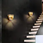 Lumino led wandlampe geometrisches muster schwarz weiss warmweiss energiesparend modern design xlumina6